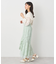 シアーラッフルブラウス