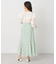 シアーラッフルブラウス