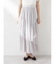 シアー楊柳アシメティアードスカート