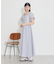 リボンショルダーオフショルワンピース
