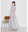リボンショルダーオフショルワンピース