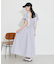 リボンショルダーオフショルワンピース