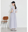 リボンショルダーオフショルワンピース