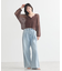 タックホックデニムパンツ