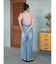 タックホックデニムパンツ