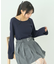 2WAYネックリブプルオーバー