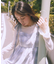 チェックパターンバルーンキャミビスチェ