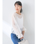 キャンディースリーブシアーブラウス
