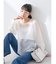 キャンディースリーブシアーブラウス