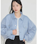 チュールレイヤードバックレースアップジャケット