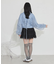 チュールレイヤードバックレースアップジャケット
