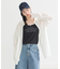 メッセージプリントカップ付きキャミソール