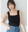 レイヤードニットタンクトップ