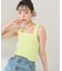 レイヤードニットタンクトップ