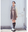 スクエアネックミニワンピース