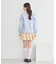 リボンラッフルブラウス