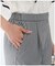 接触冷感テーパードパンツ
