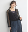 メッシュレイヤードワンピース