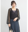 メッシュレイヤードワンピース