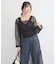メッシュレイヤードワンピース