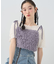 【WEB限定】ベロアリボンフェザービスチェ