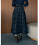 バックレースアップチェックスカート