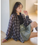 シアーチェックシャツ