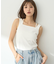 レイヤードカットタンクトップ