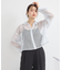 メッシュストライプショートシャツ