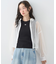 メッシュストライプショートシャツ