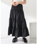 スリットリボンティアードスカート
