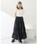 スリットリボンティアードスカート