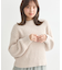 透かしベロアモールプルオーバー