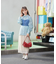 リボンドロストハンドバッグ