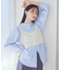 SET2点透かしニットビスチェ＋シャツ