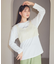 SET2点透かしニットビスチェ＋シャツ