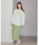 SET2点透かしニットビスチェ＋シャツ