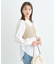 SET2点透かしニットビスチェ＋シャツ