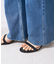 セルフカットフレアデニムパンツ