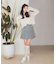 デニムプリーツスカパン
