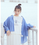ワイドシルエットシアーシャツ