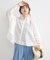 ワイドシルエットシアーシャツ