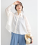 ワイドシルエットシアーシャツ