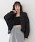 ワイドシルエットシアーシャツ