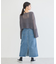 ウエストフリンジデニムスカート