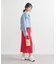 ノーカラーデニムジャケット