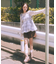 ベルト付きタブデザインショートパンツ
