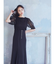 袖シアーレースプルオーバー