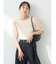 袖シアーレースプルオーバー