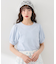 ロゴプレート付きパフスリーブプルオーバー